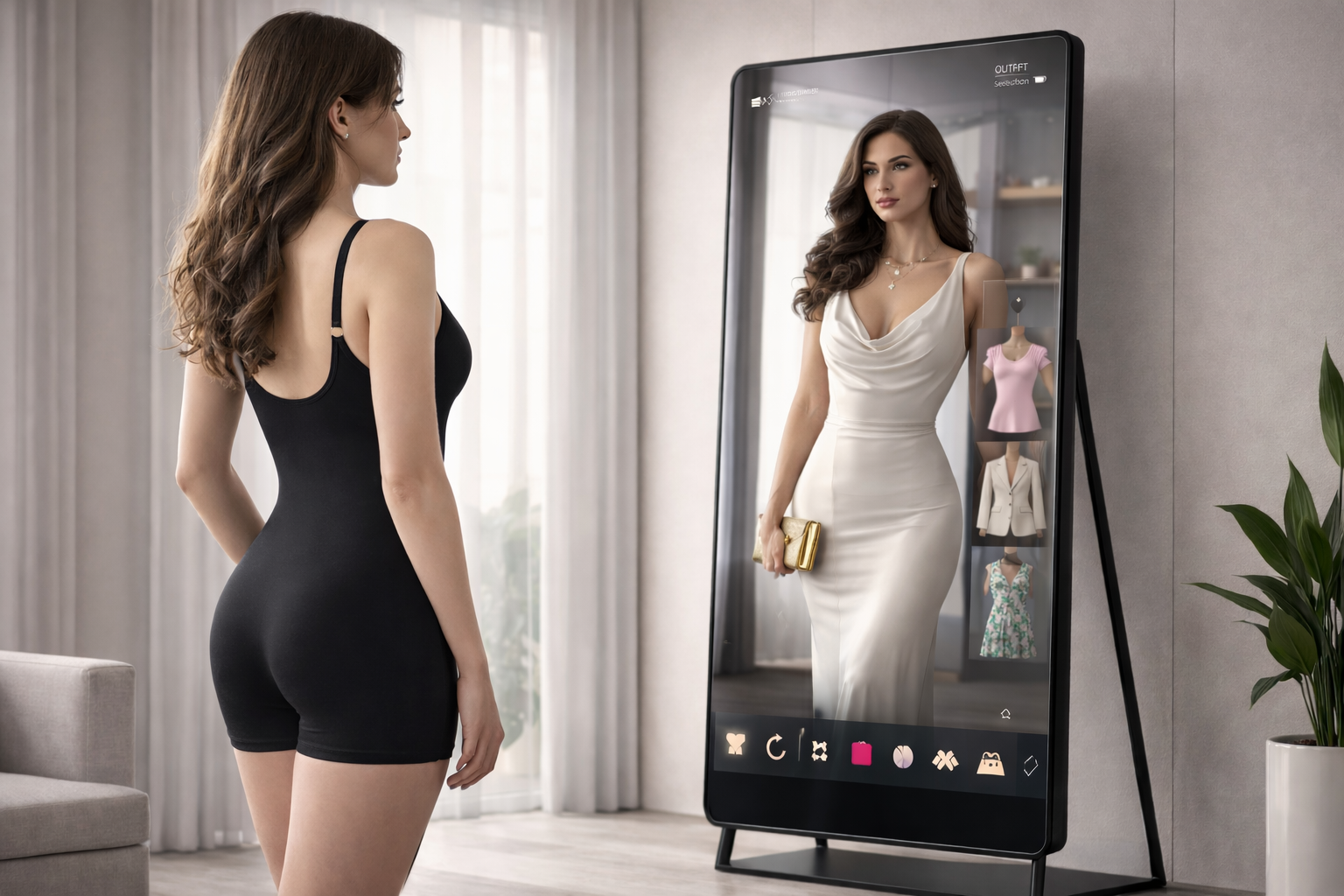 Digital Mirror virtual try-on experience