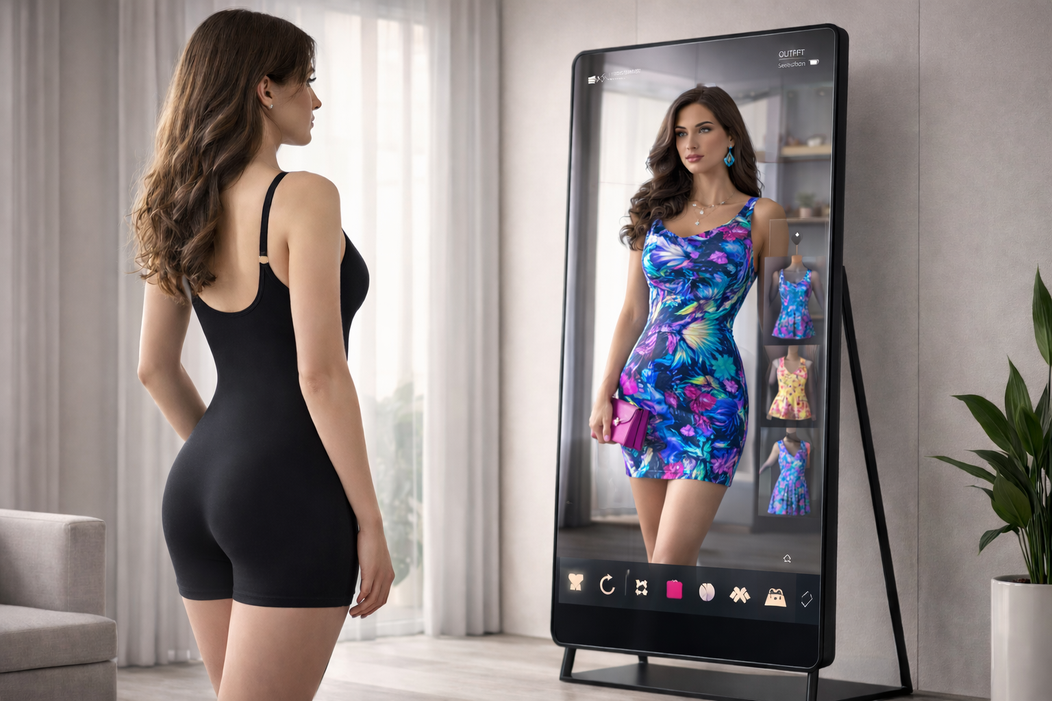 Digital Mirror virtual try-on experience